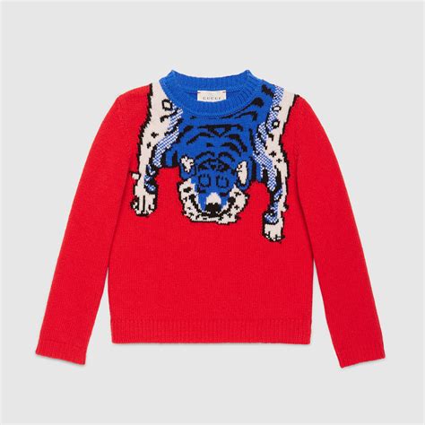 maglione gucci con tigre|pullover gucci tiger.